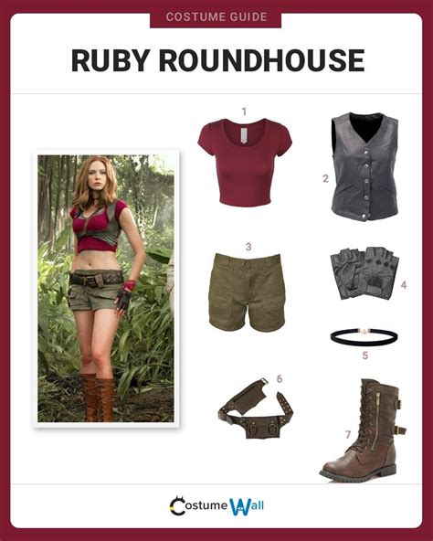 ruby roundhouse costume|ruby roundhouse outfit.